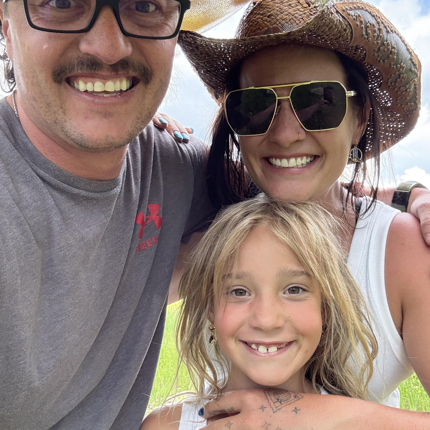First family picture after April said "I DO"