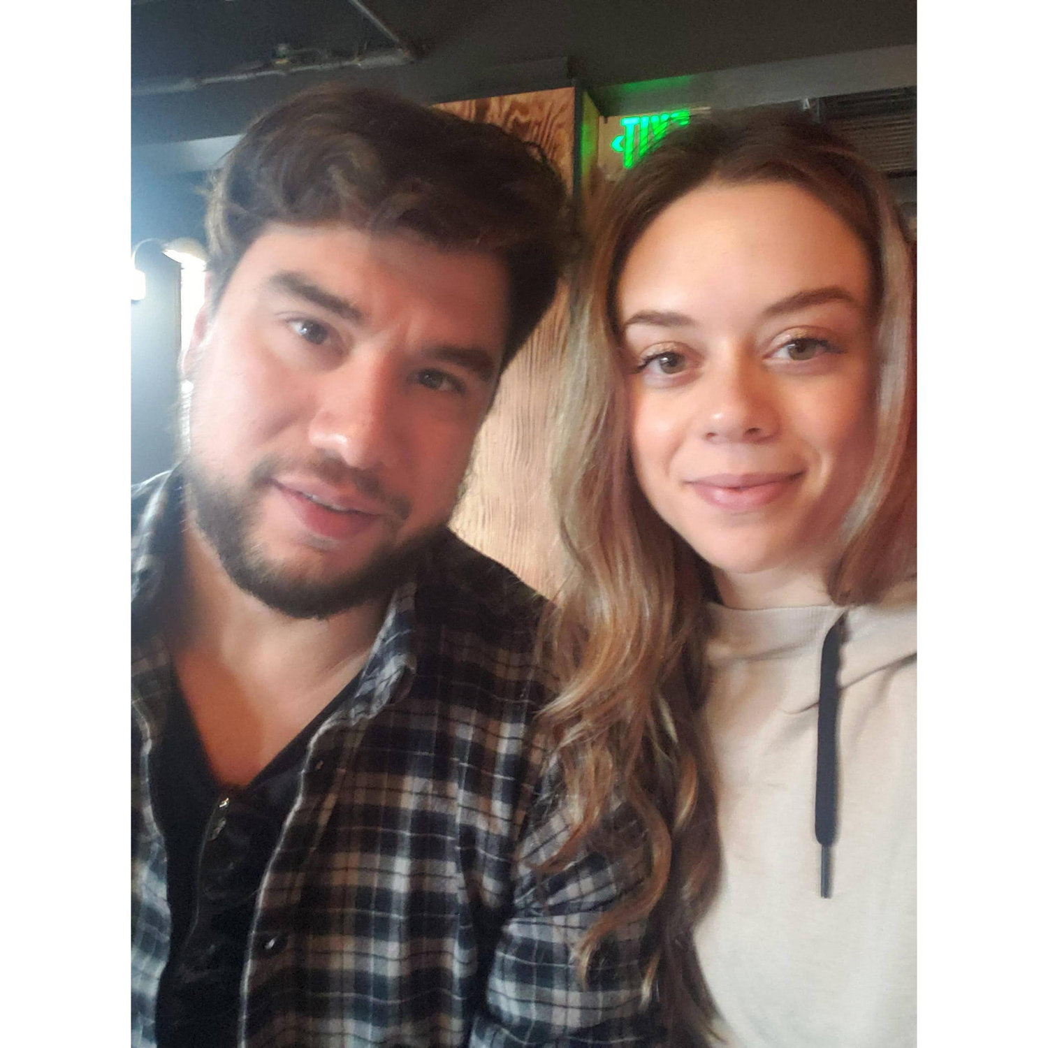 Rachel making Jason take yet another selfie - before they forgot to take any pictures the rest of the day - in Breckenridge. It was FRIGID