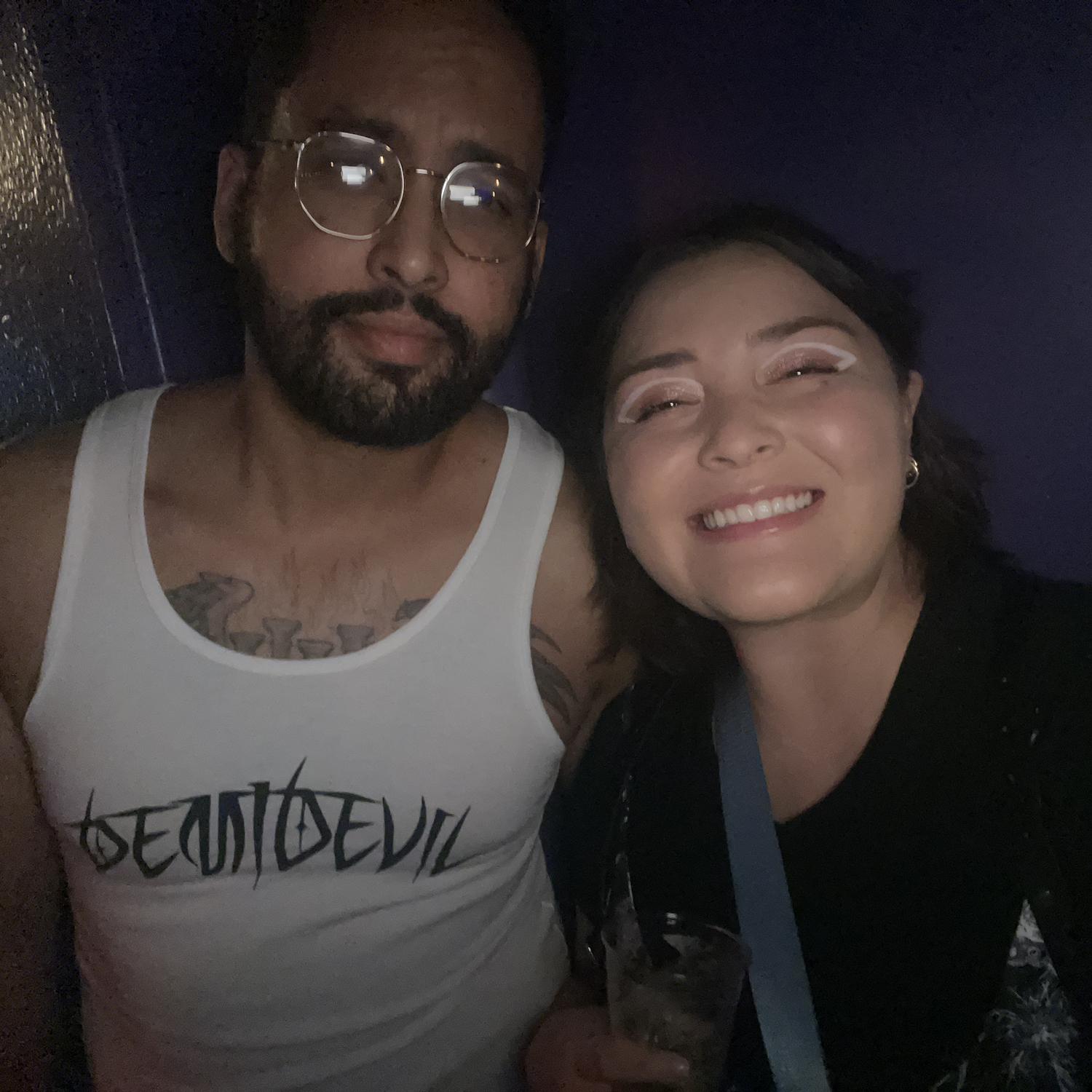 Portland concert 1 week before the wedding - Oct. 2023