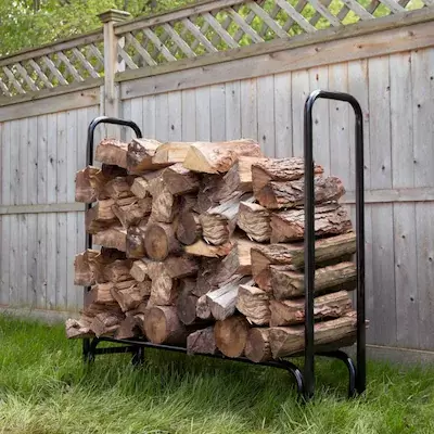 Nature Spring Nature Spring 4 Foot Firewood Log Rack