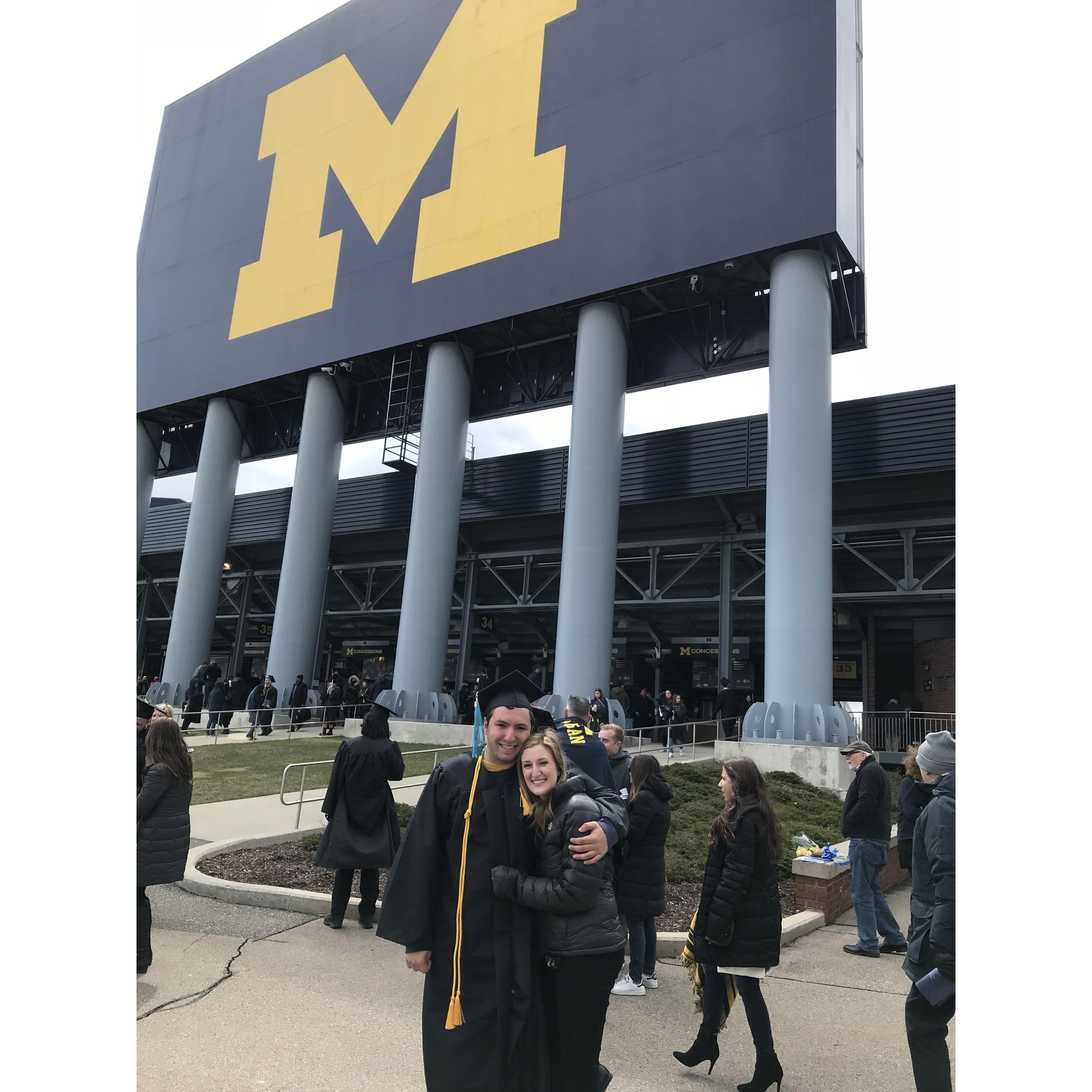 Josh's Michigan graduation