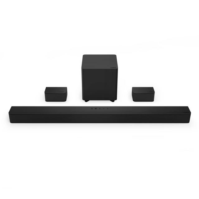 VIZIO V-Series 5.1 Home Theater Sound Bar with Dolby Audio, Bluetooth, Wireless Subwoofer, Voice Assistant Compatible, Includes Remote Control - V51x-J6