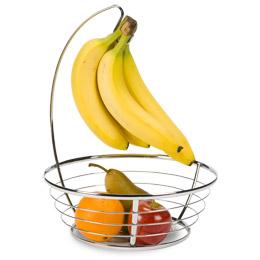 InterDesign Chrome Banana Holder & Bowl