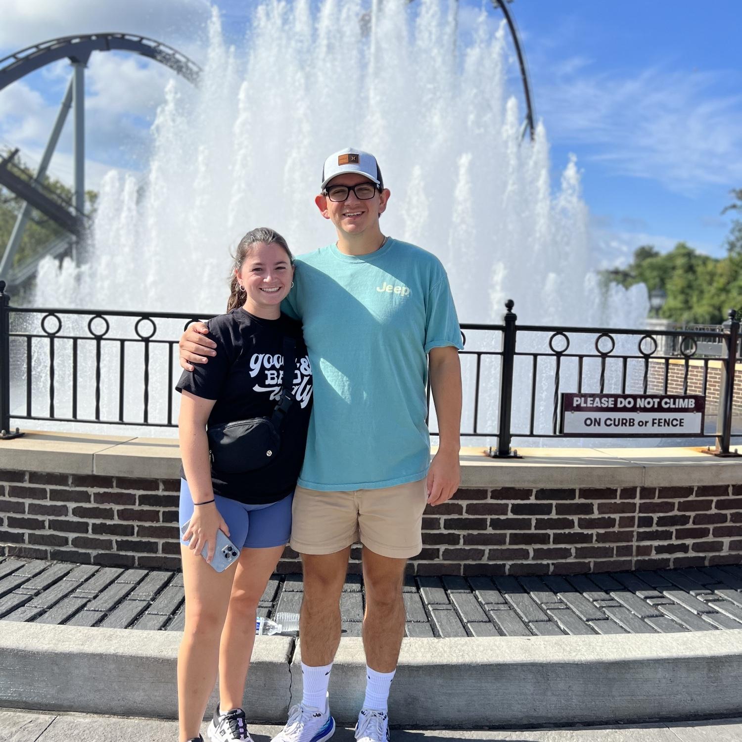 Hershey park- celebrating our anniversary