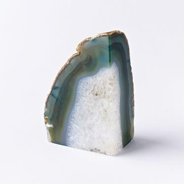 Agate Stone Bookends