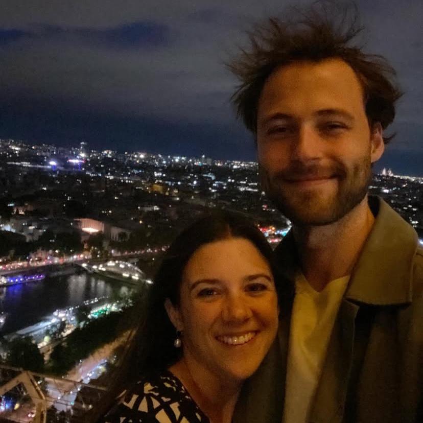 Top of the Eiffel Tower.