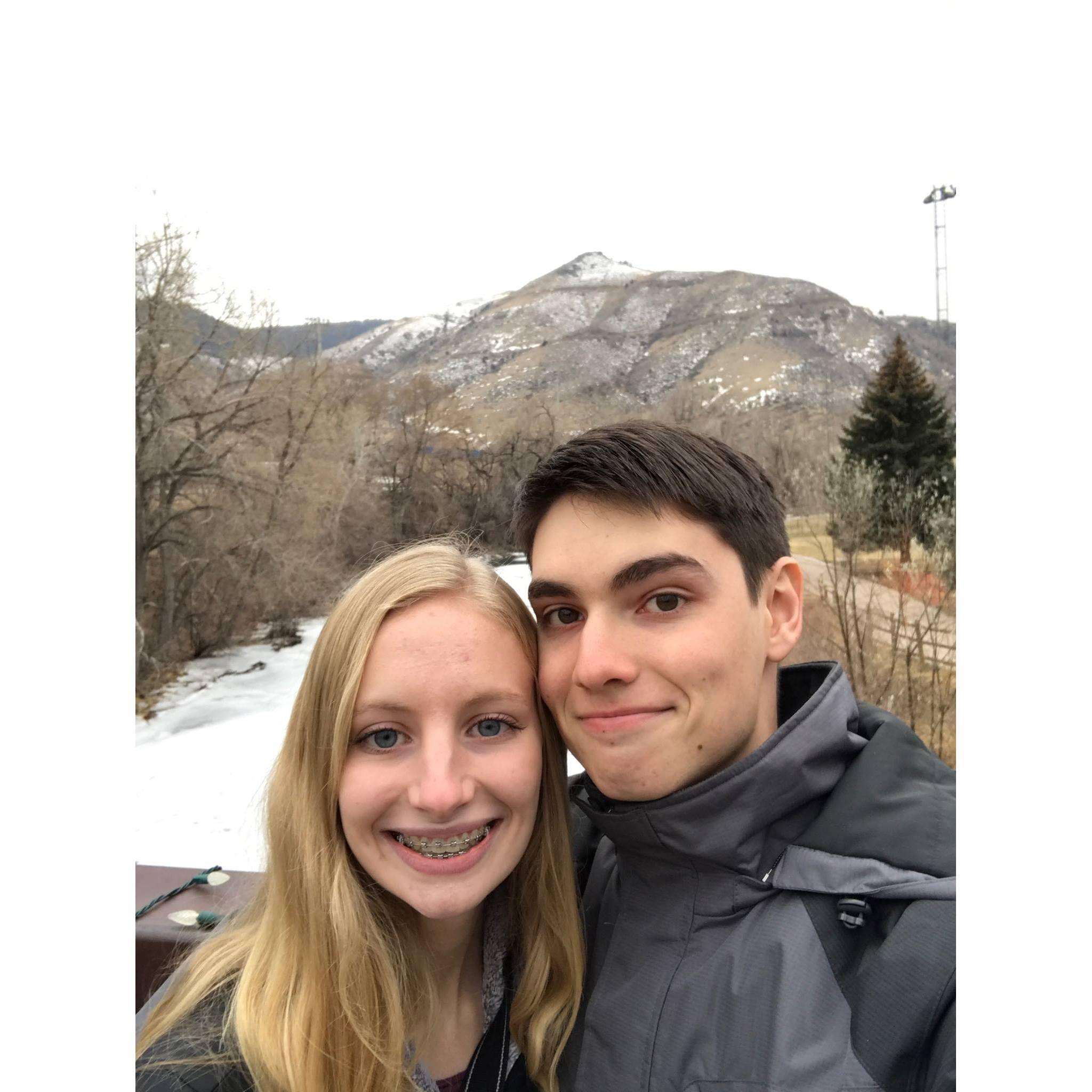 Senior year of high school checking out Golden and Colorado School of Mines