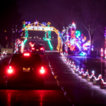 PNC Bank Arts Center Lights Display