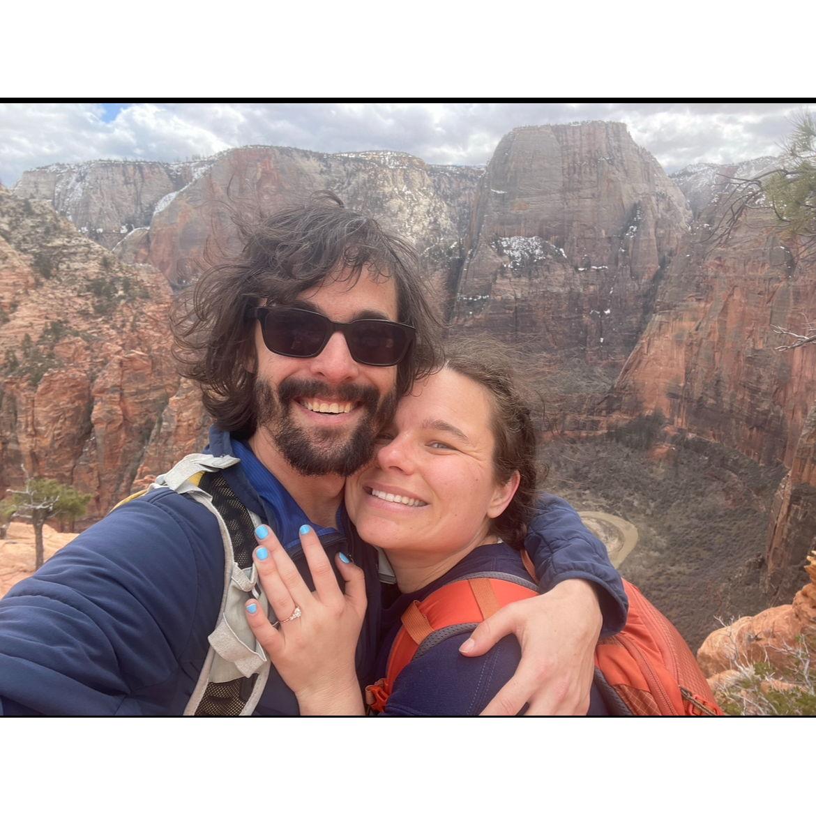 WE GOT ENGAGED THE DAY BEFORE THIS HIKE, wow, how exciting.