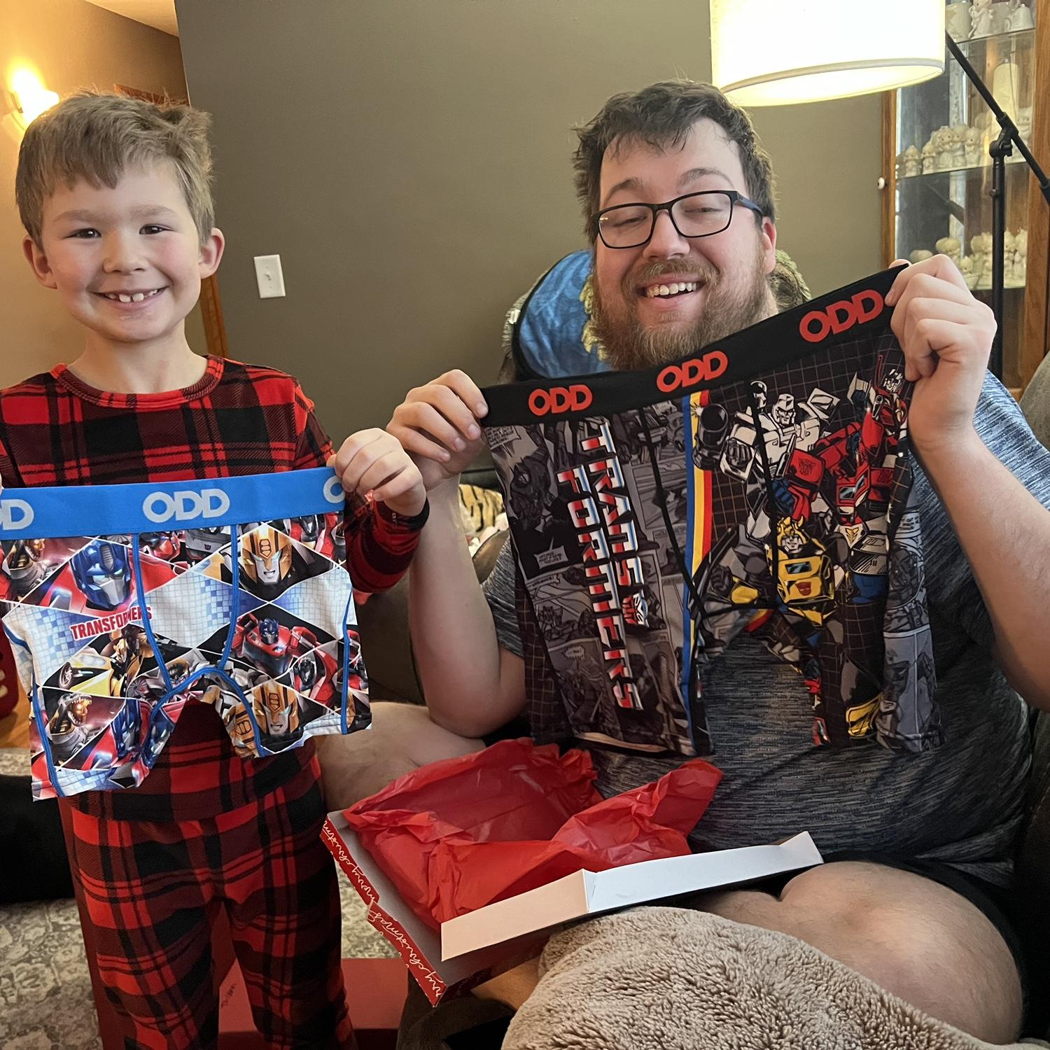Matching underwear for Christmas!