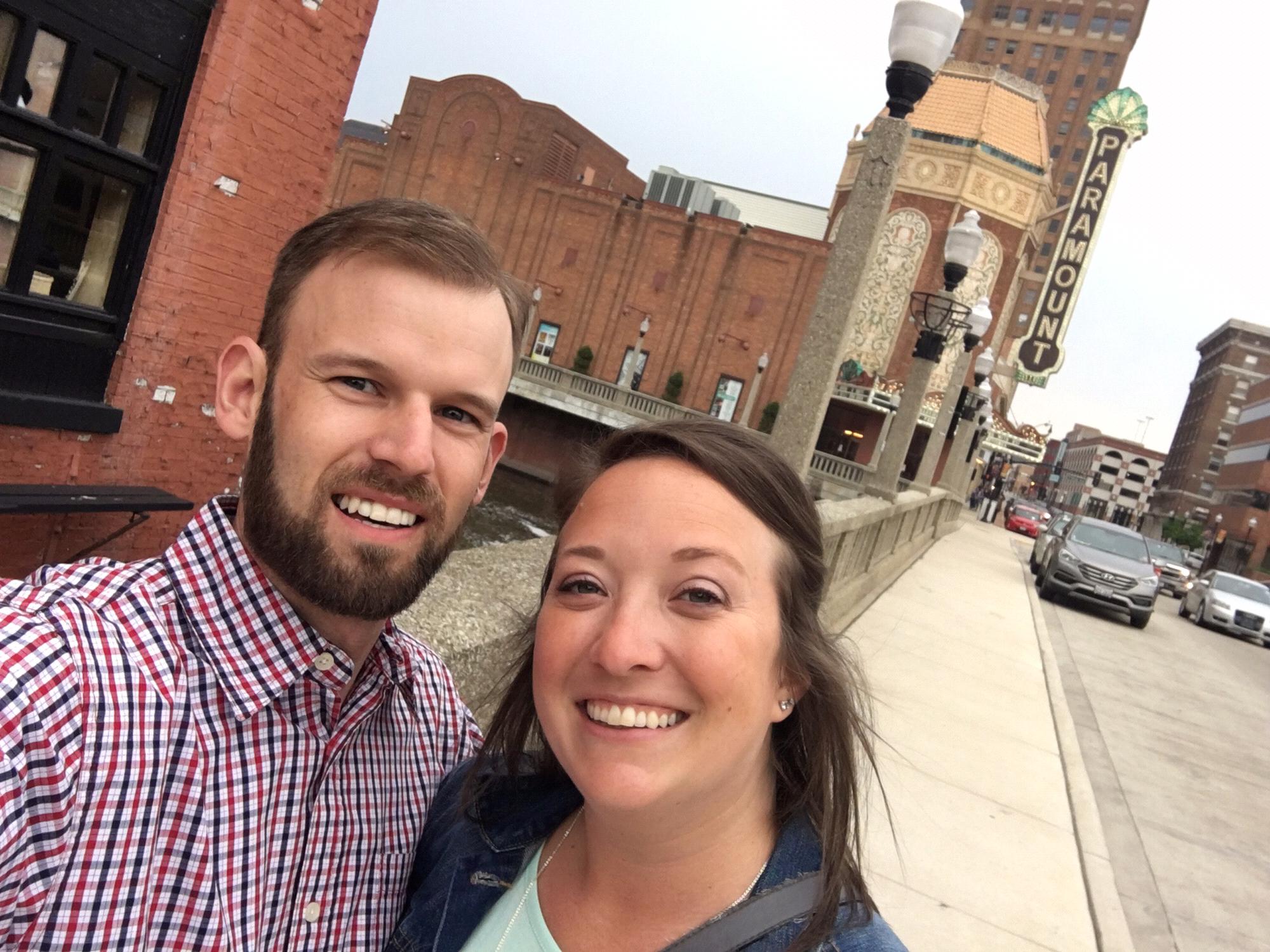 Heading out to the Paramount in Aurora to enjoy a musical.