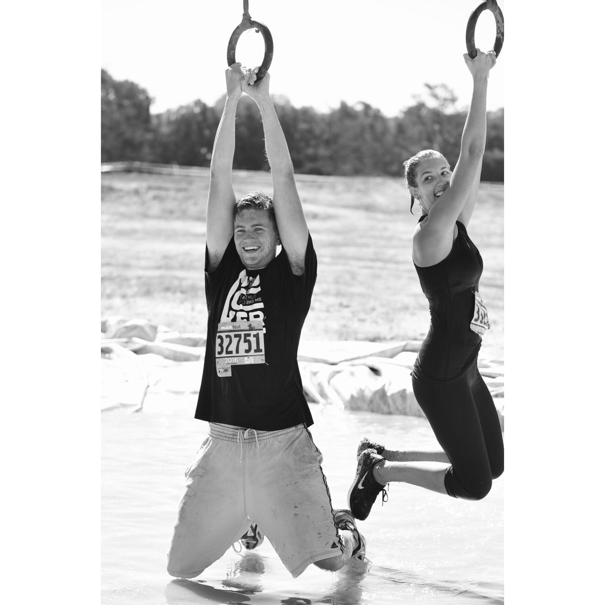 The tough mudder race! Ian asked Kaleigh to be his girlfriend this weekend in 2016.