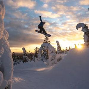 Snowboarding in Helsinki