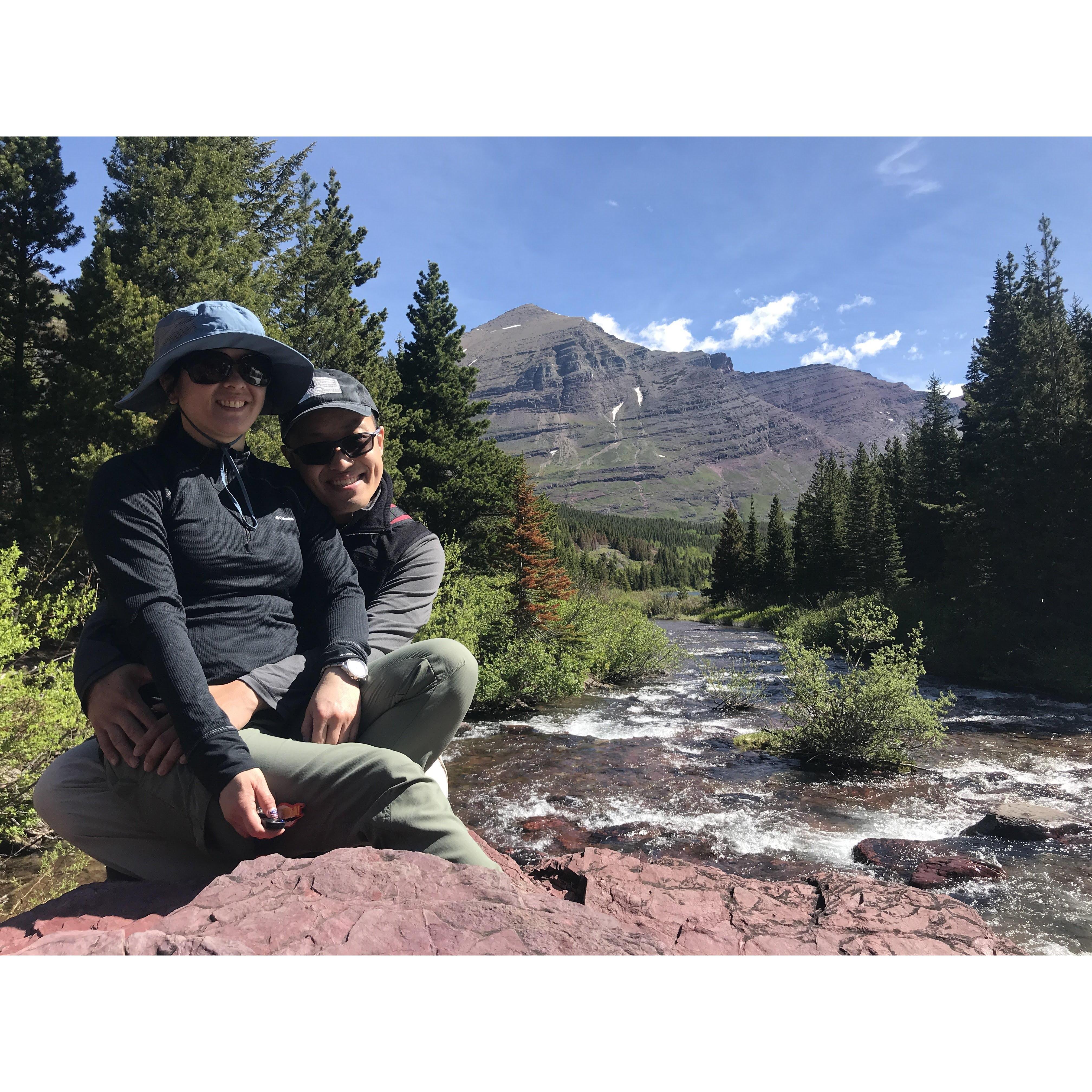 Redrock Falls, Glacier National Park
