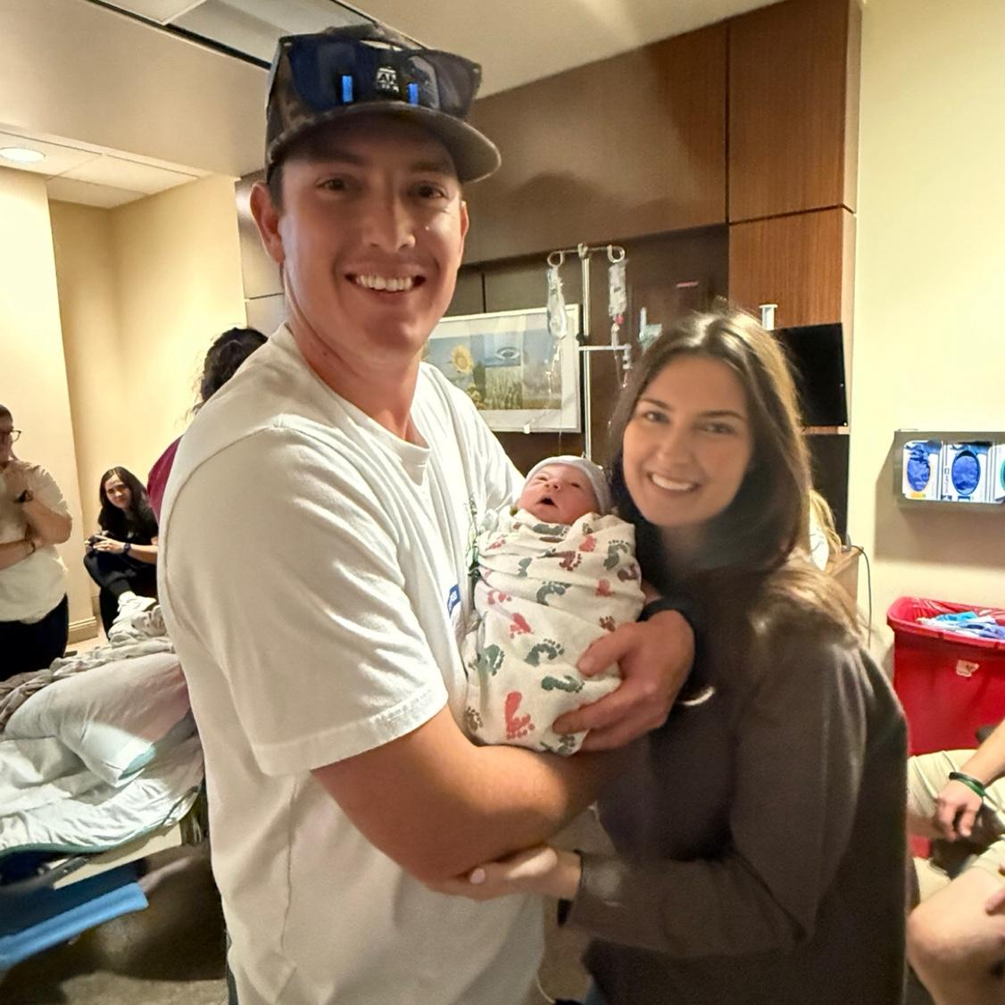 First time meeting our nephew, Hamp!