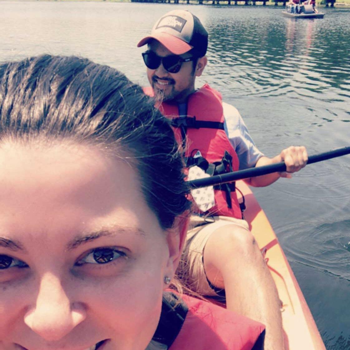 First canoeing trip in Virginia to get out of the house during Covid
