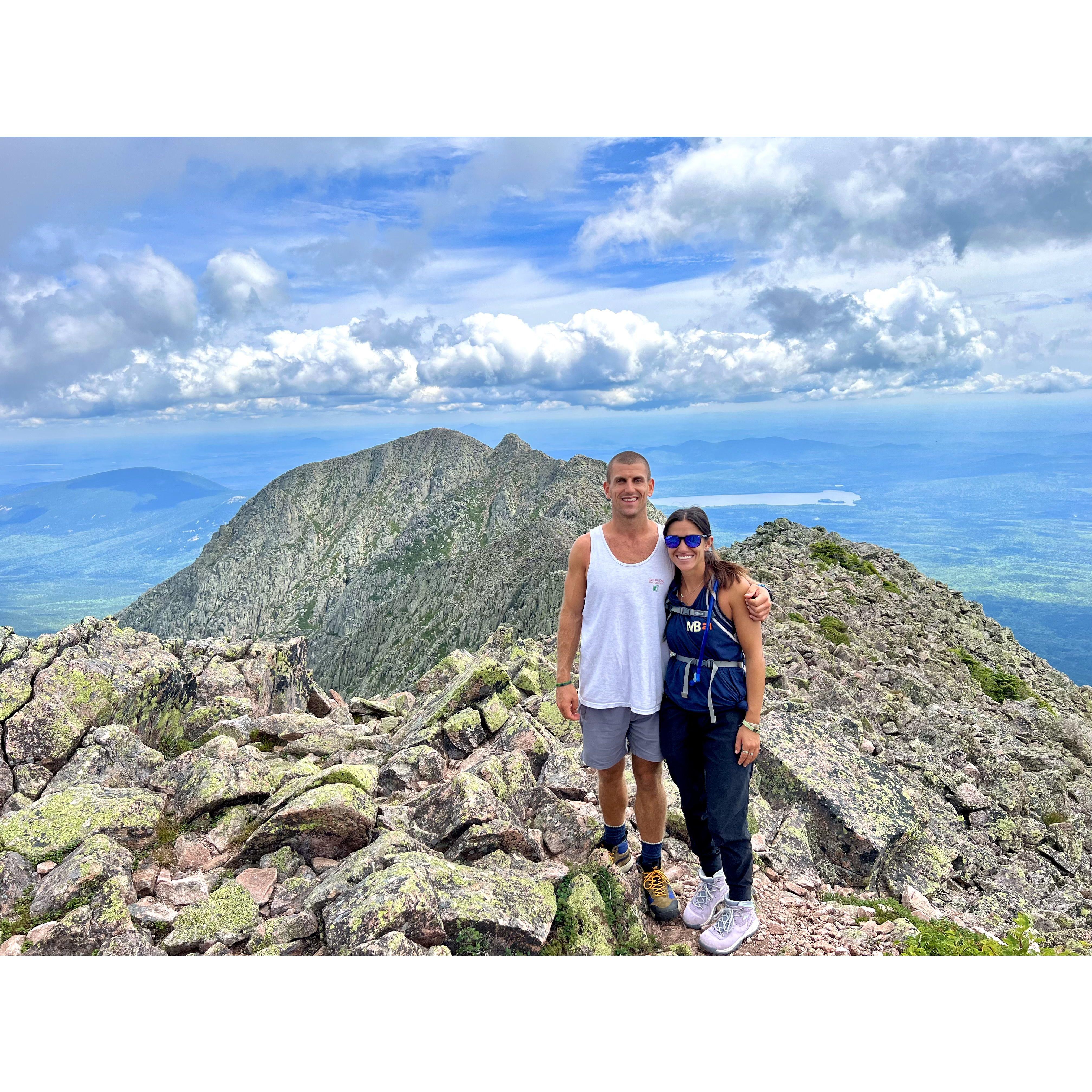Hiking the Knife's Edge on Mount Katahadin- Maine's highest peak