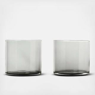 Mera Lowball Drinking Glass, Set of 2