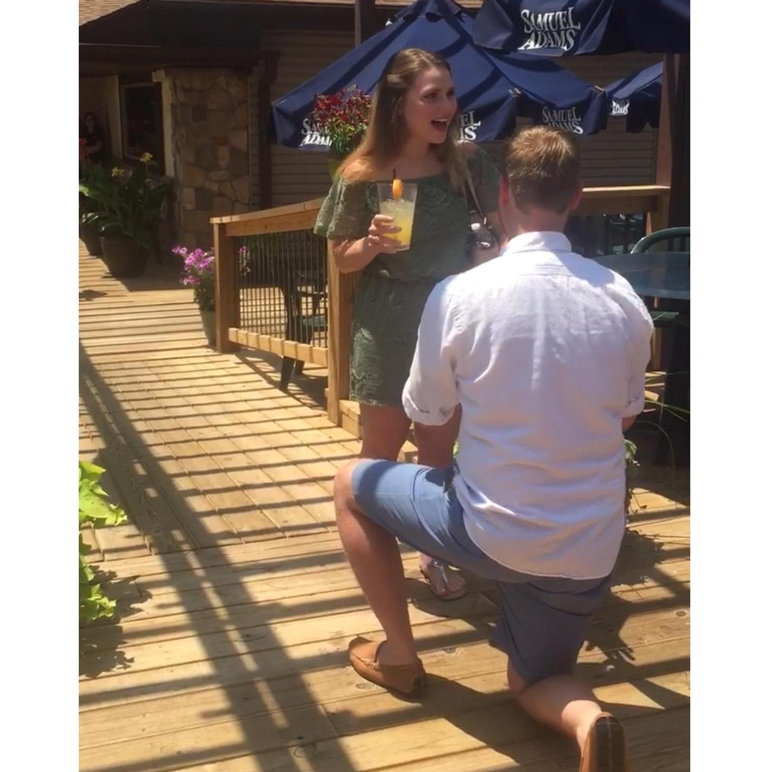We got engaged!