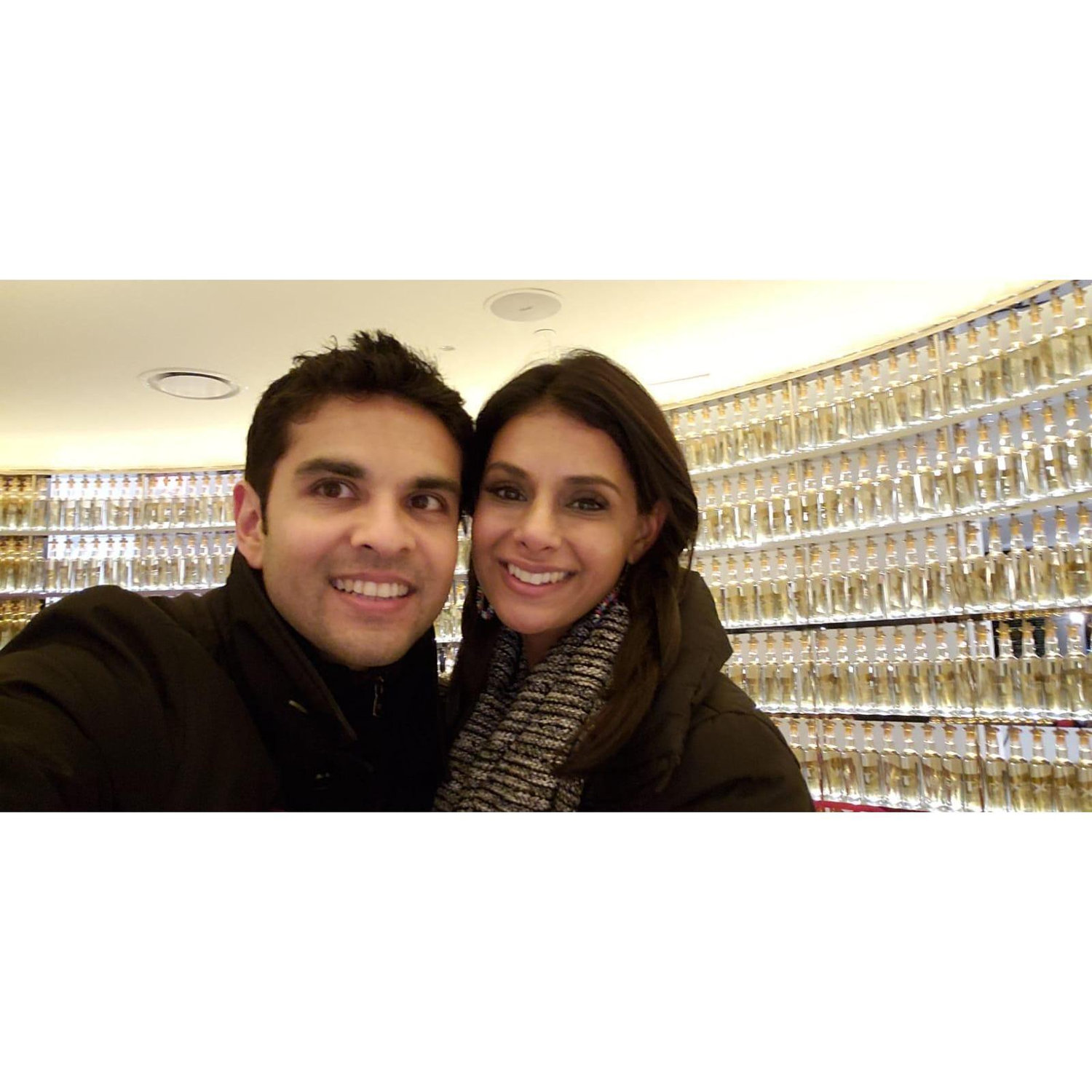 Our first New Years picture of 2019. We spent New years in DC which was the first time we traveled together.