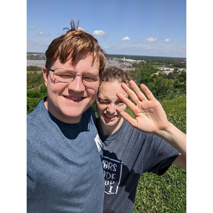 Military Park in Vicksburg, Mississippi. It was sunny