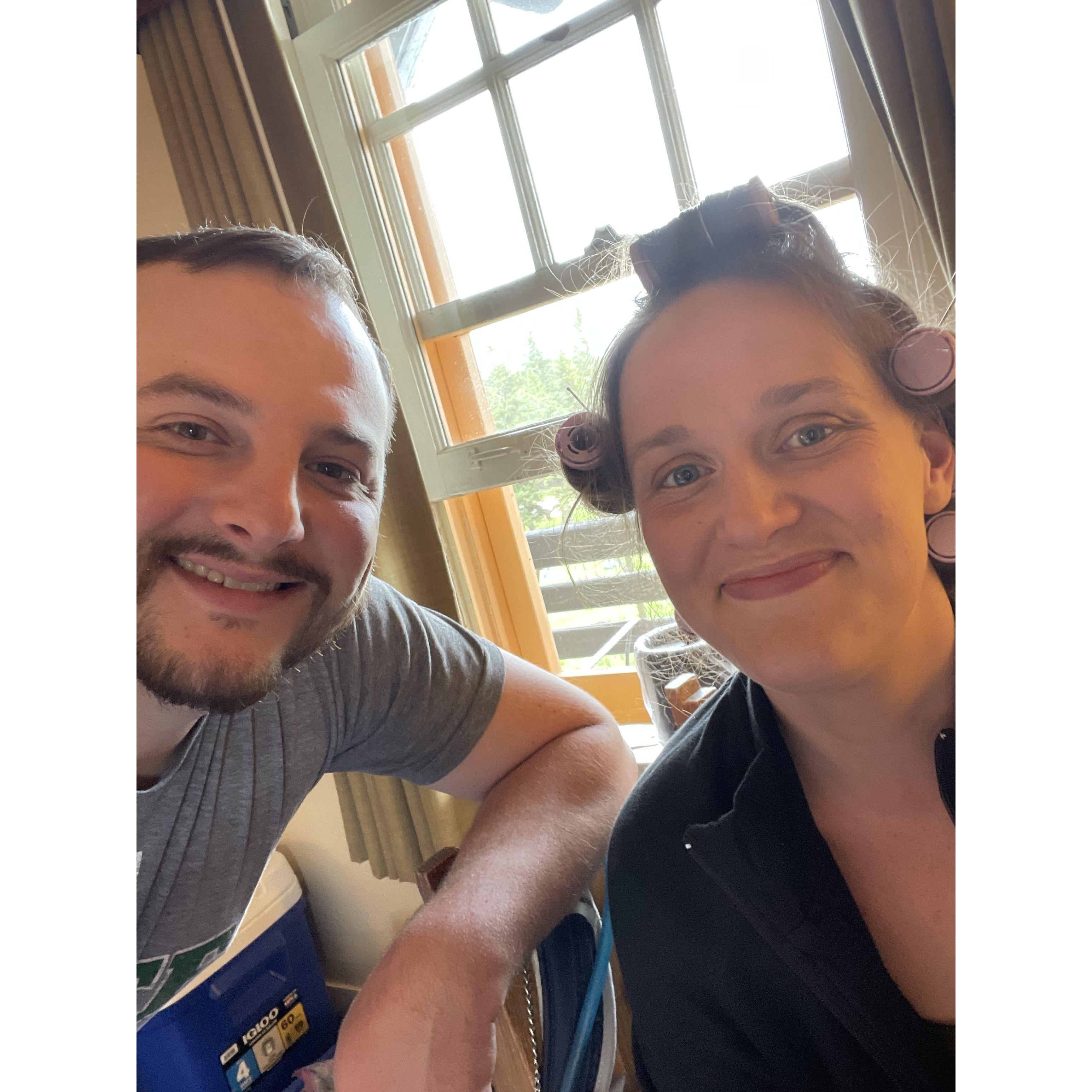 Getting ready during wedding season