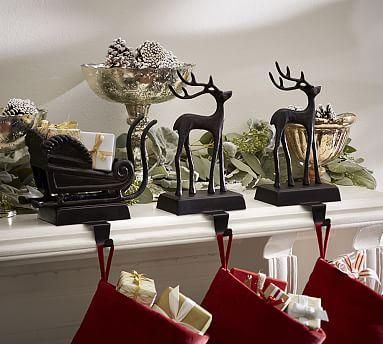 Santa's Sleigh Stocking Holders