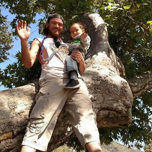 Tyler and Orion monkeying around, as usual. Love this picture so much. Family trip to Oak Glen.