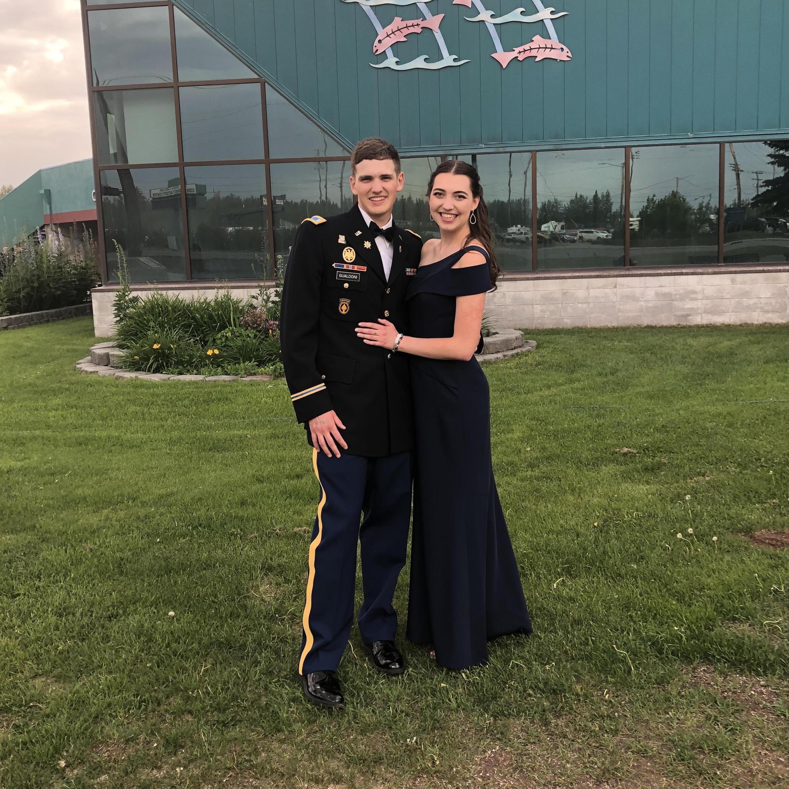Abby's first military ball and 24- hours of sun in Alaska- June 2019