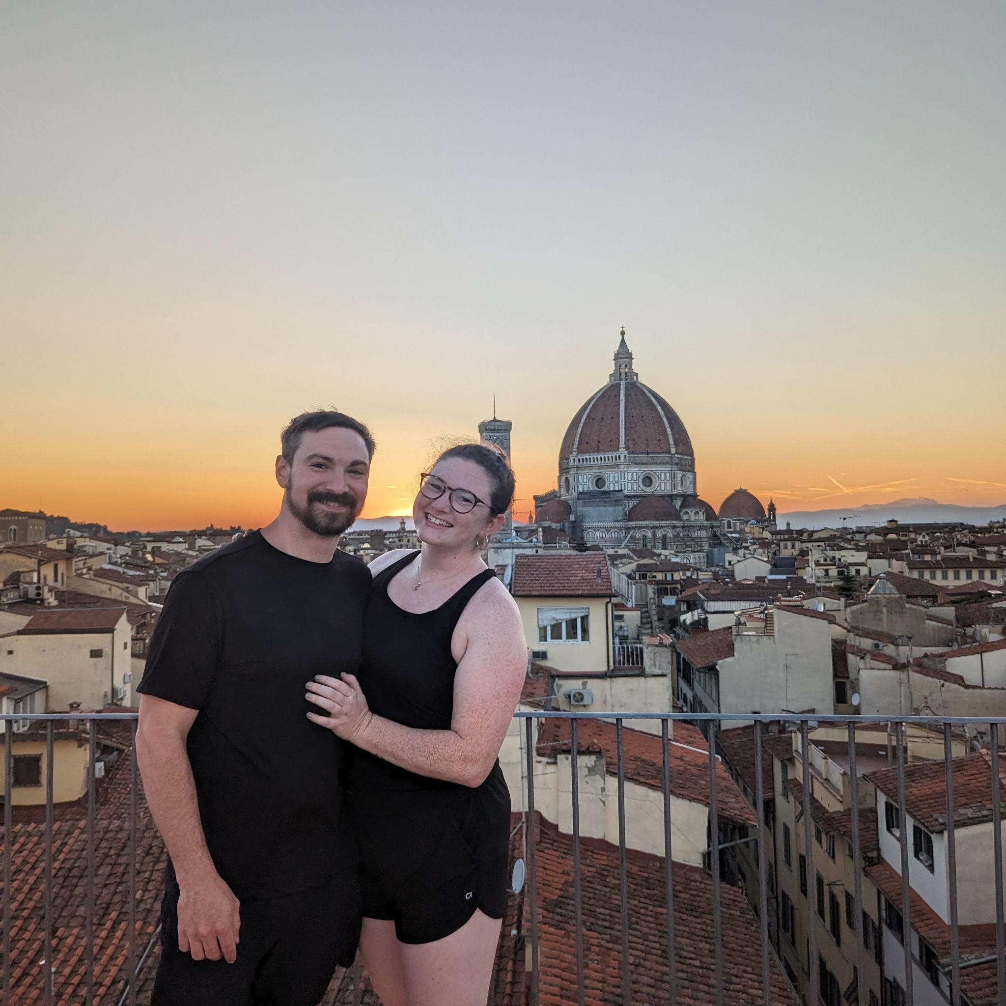 Our friends and family thought we were crazy going to Italy after knowing each other for three months- they were probably right!
