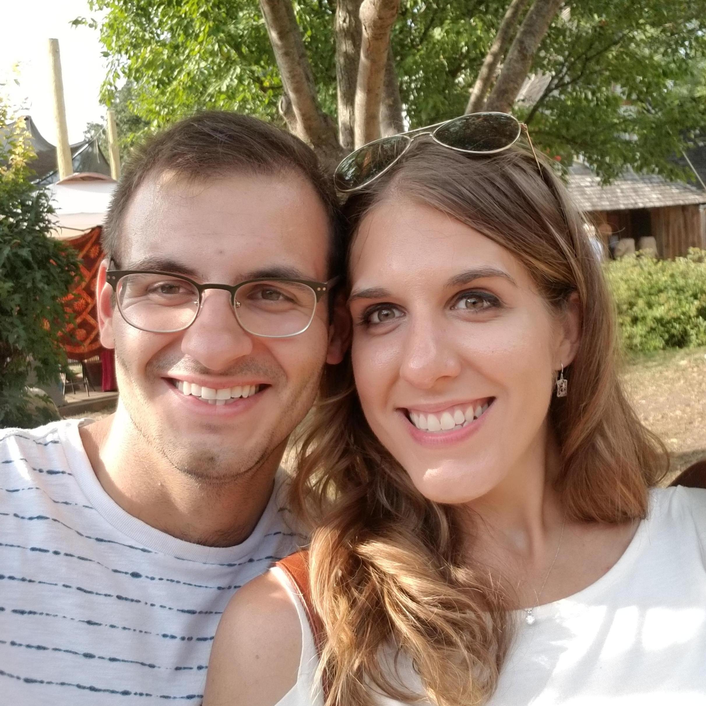 Our first photo together!