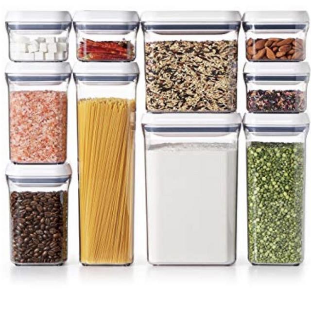 Oxo Good Grips 10-Piece Pop Container Set White