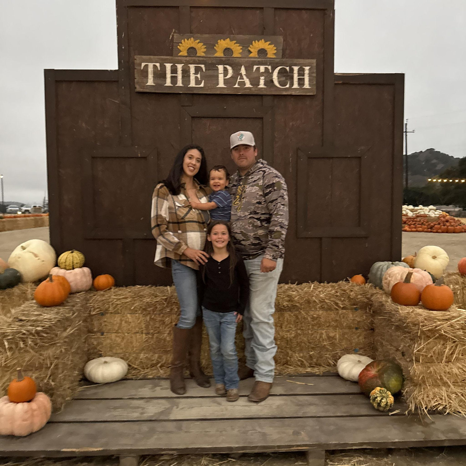 First pumpkin patch as a family of 4
