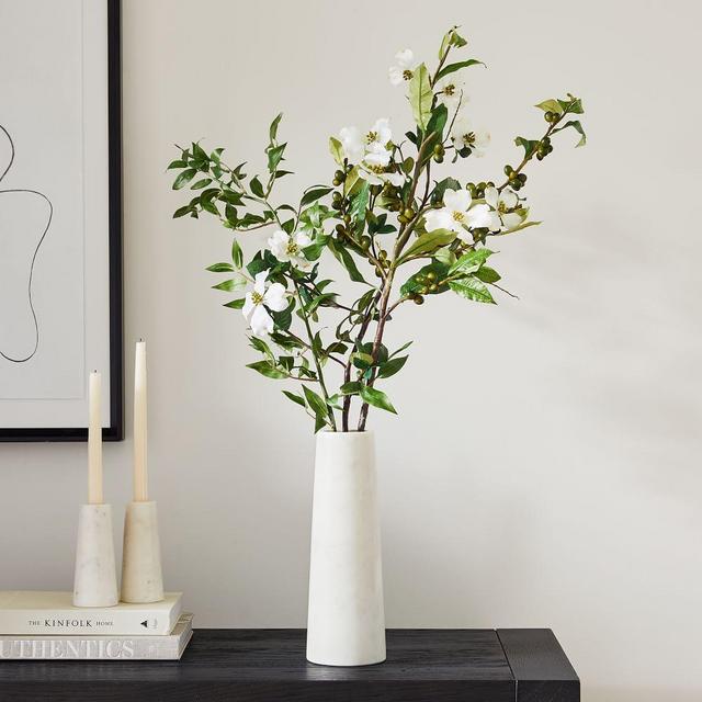 Faux Coffee Dogwood and Ficus Branch Bouquet