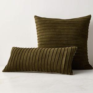 Suede Lumbar Pillow | CB2