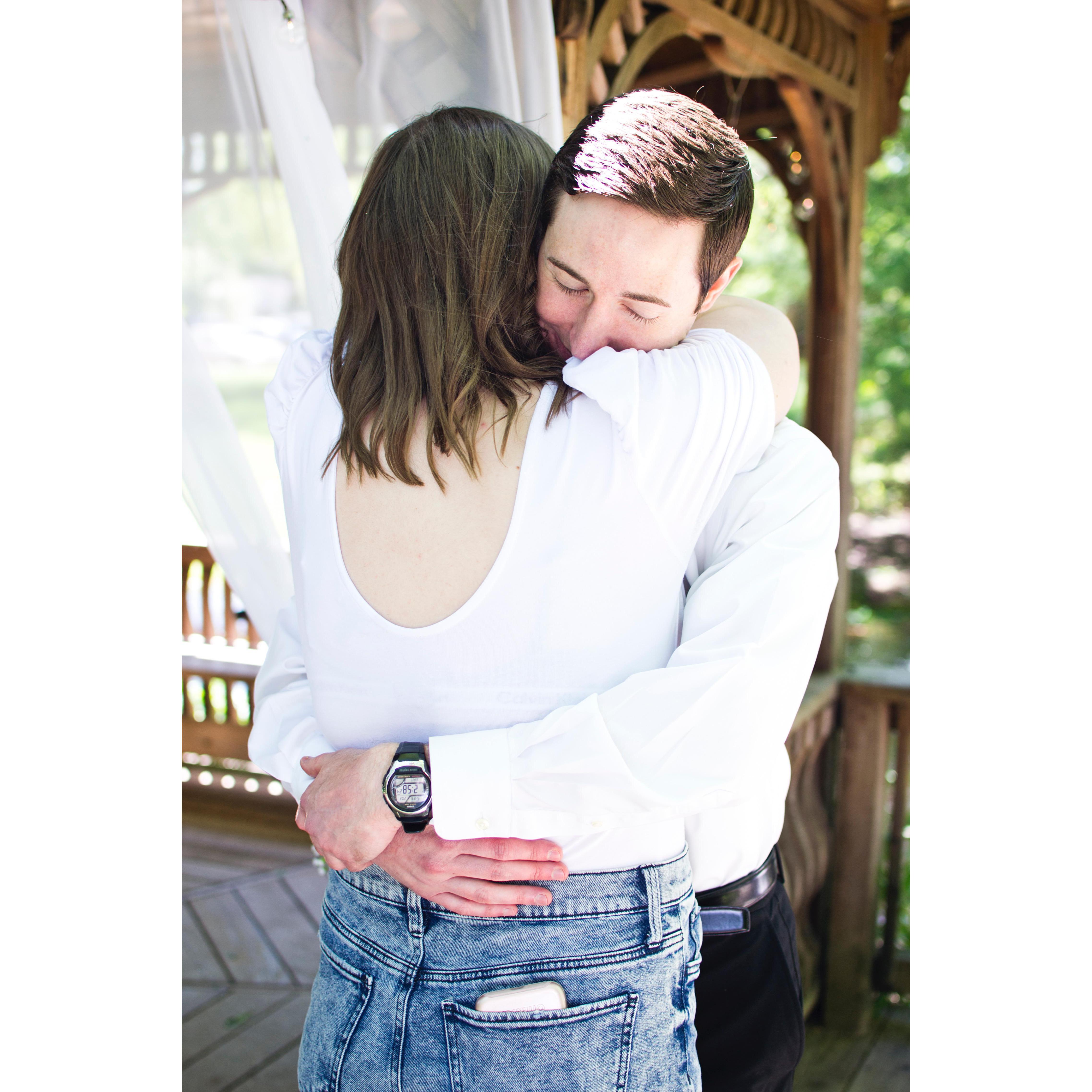 One of my favorite photos with my main squeeze.