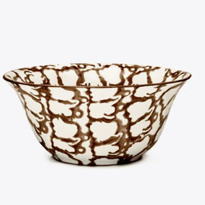 Spongeware Small Bowl, Set of 4 in Brown, size OS