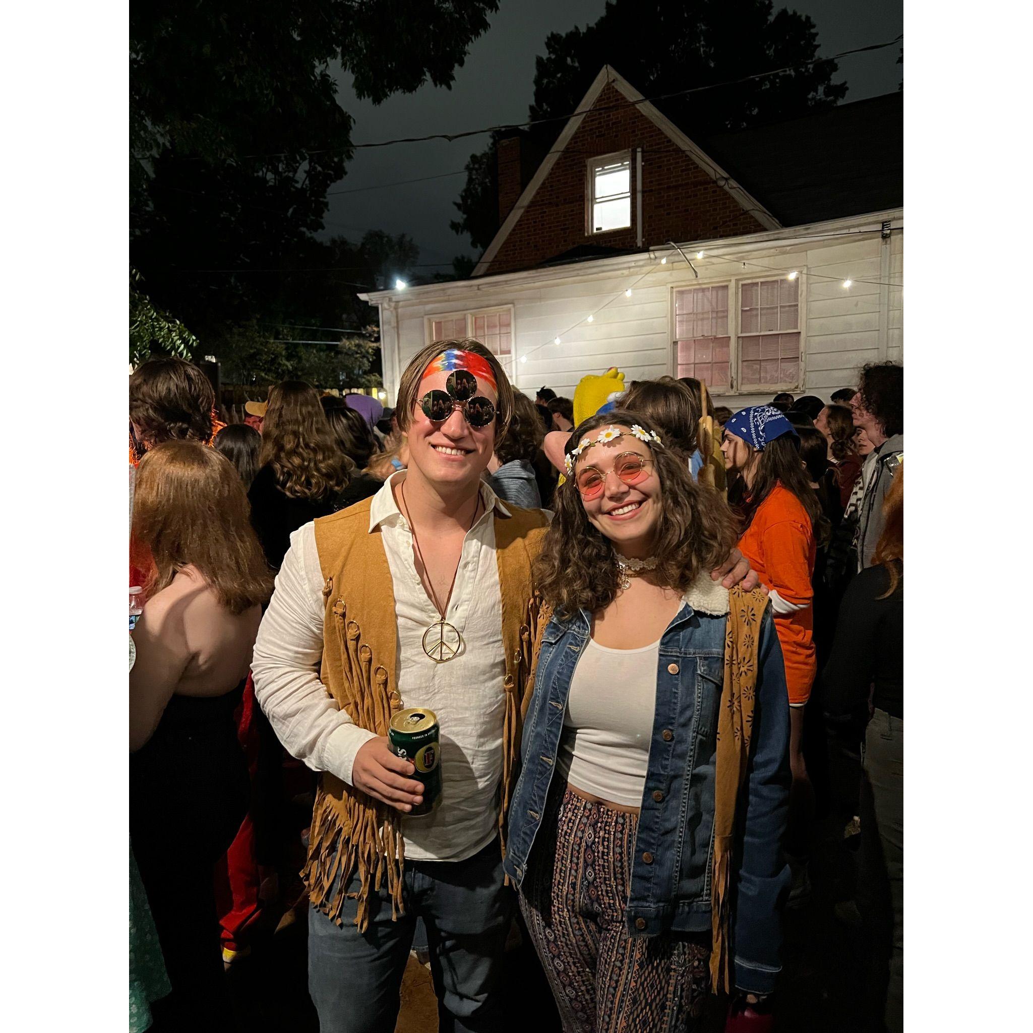Hippies for Halloween!
