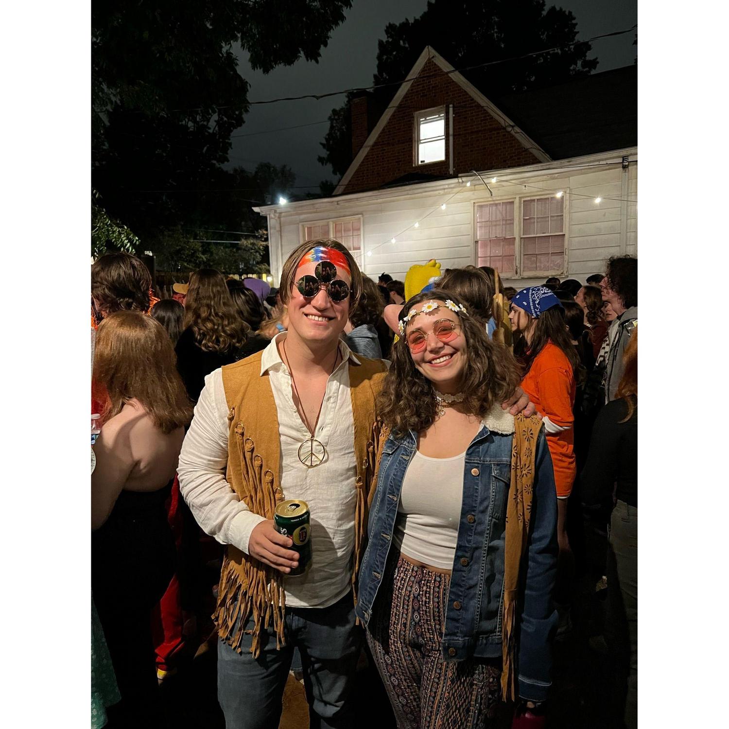 Hippies for Halloween!