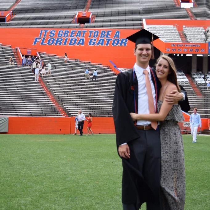 2017: Jamie graduates UF, Gainesville, Florida