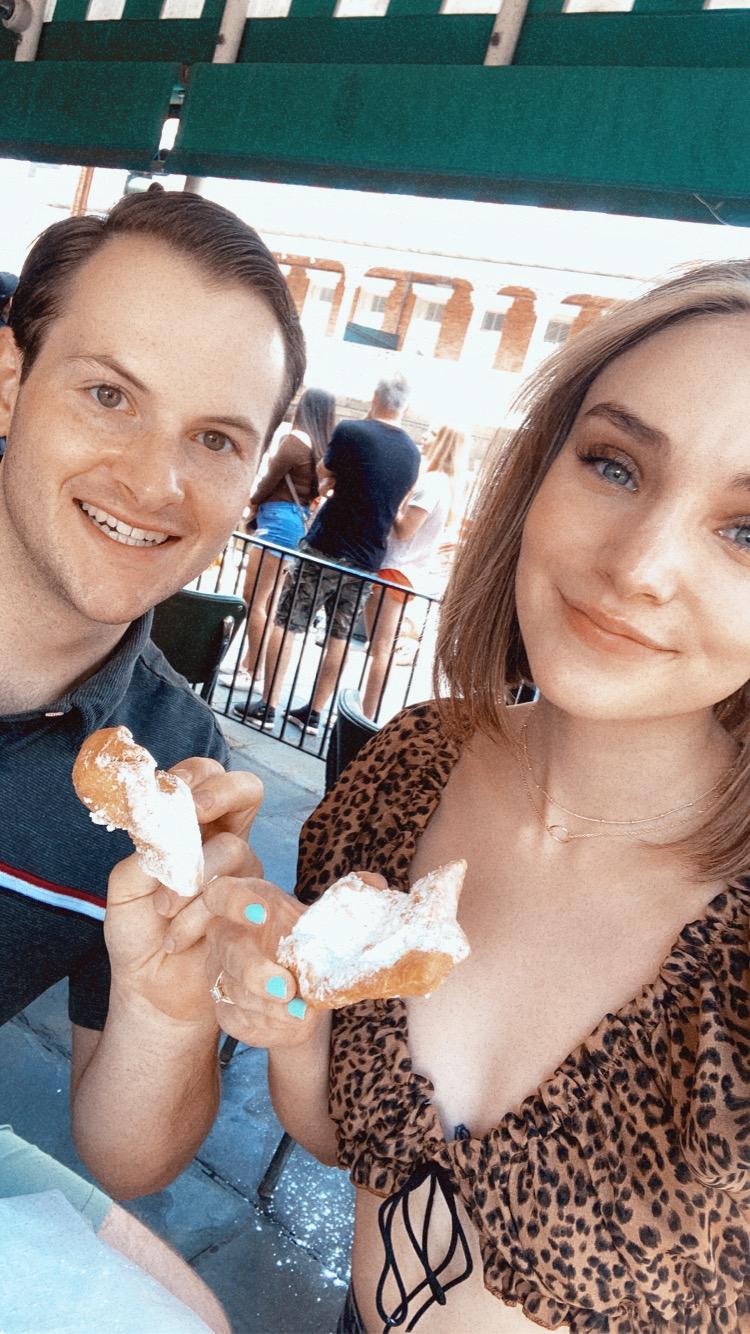 Beignets at Café du Monde in New Orleans (May 2021)