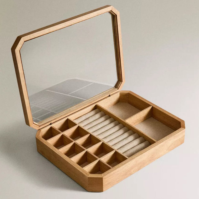 WOODEN JEWELRY BOX