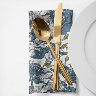 Farmhouse Blues Floral Napkin, Set of 4