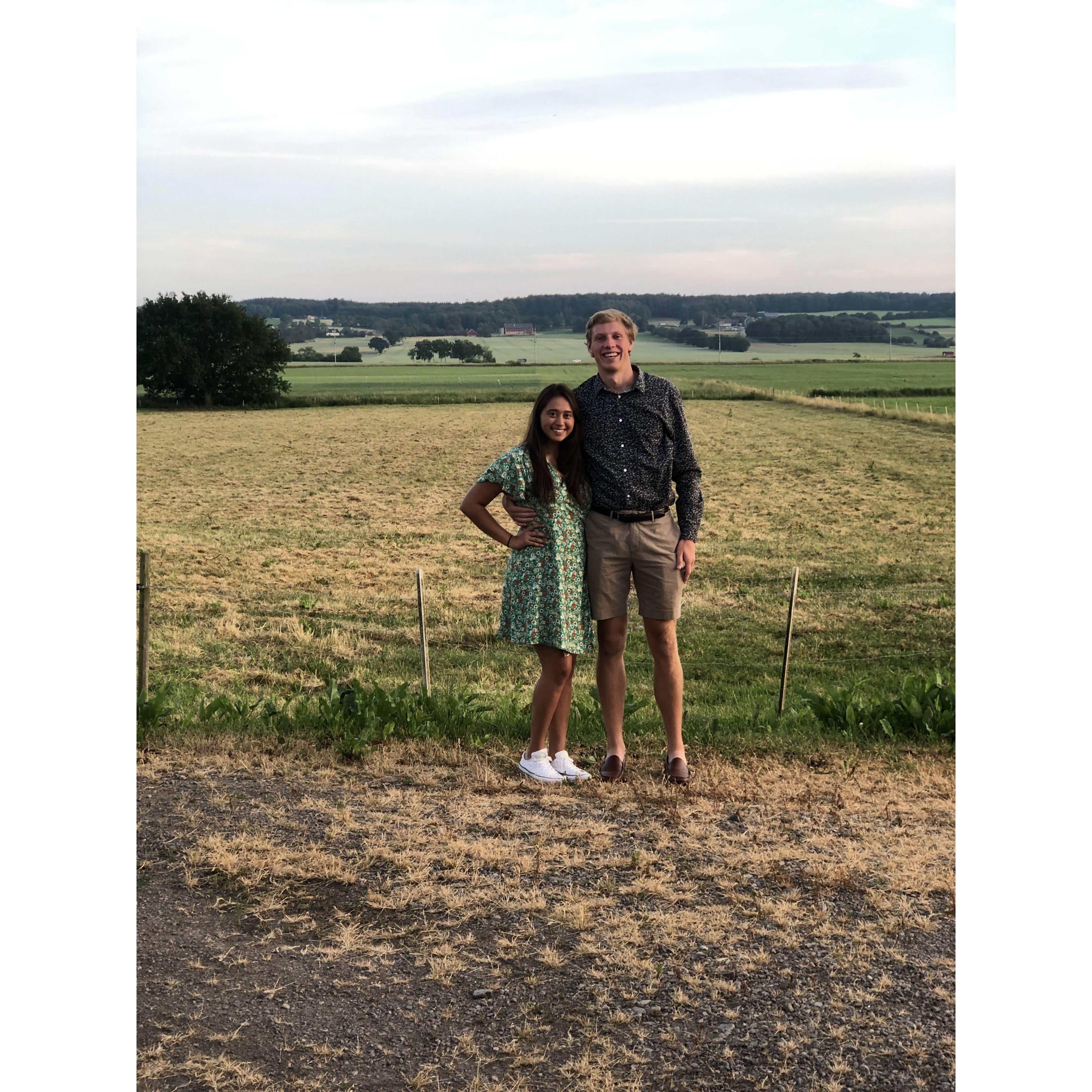 The first time we spent a summer together in Sweden in 2021.
