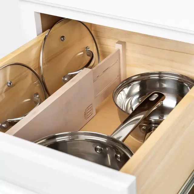 Squared Away™ Drawer Dividers in Bamboo (Set of 2)