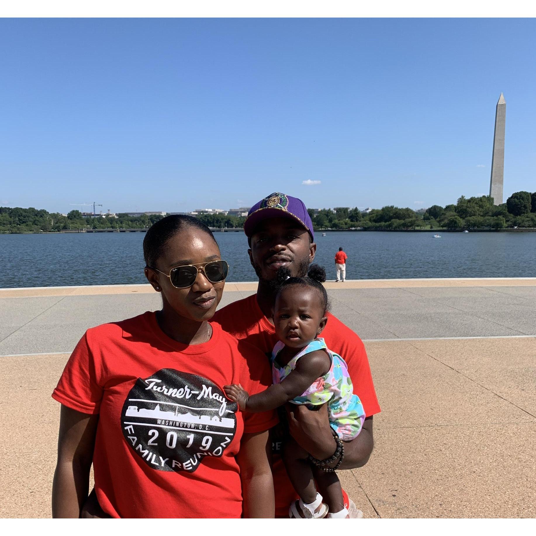 Turner-May Family Reunion.
Washington DC. July 2019.