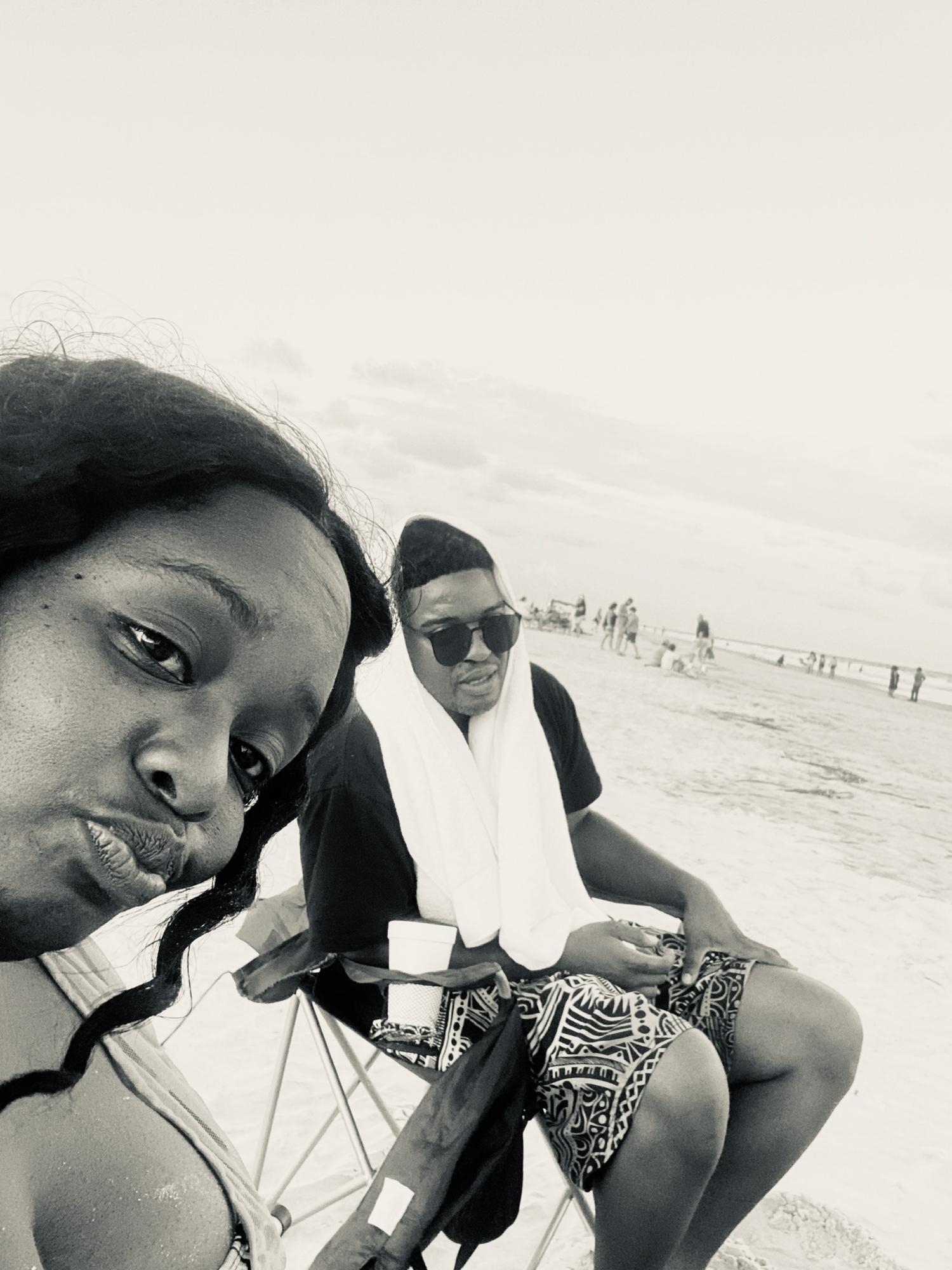 Our love language! The beach!❤️💙