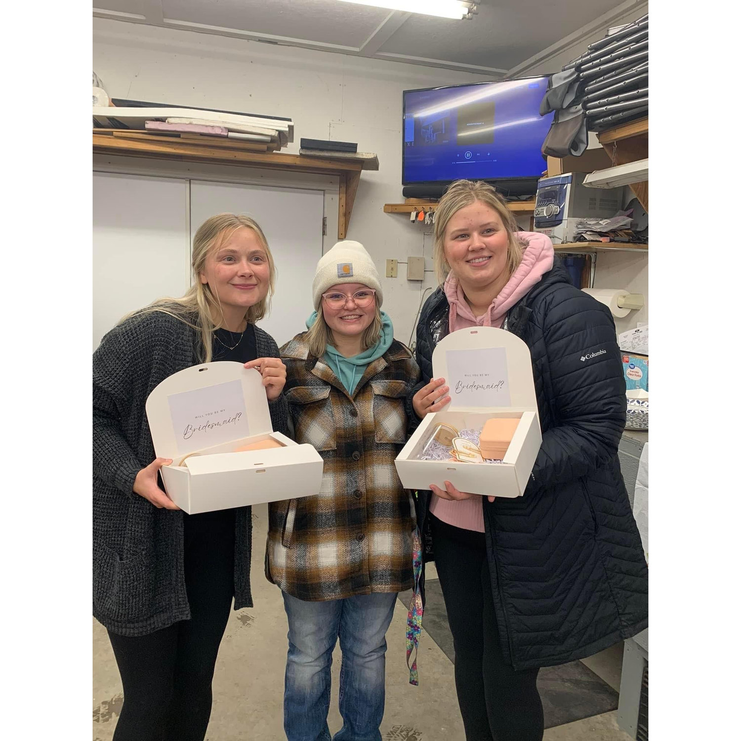 Tess- Bridesmaid Torie-Bride Tristan-Bridesmaid