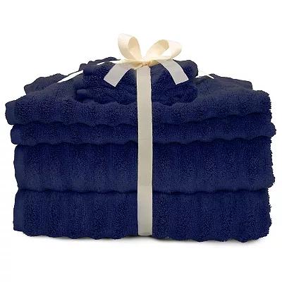 Sonoma Goods For Life® 6-piece Bath Towel Set Navy Blue
