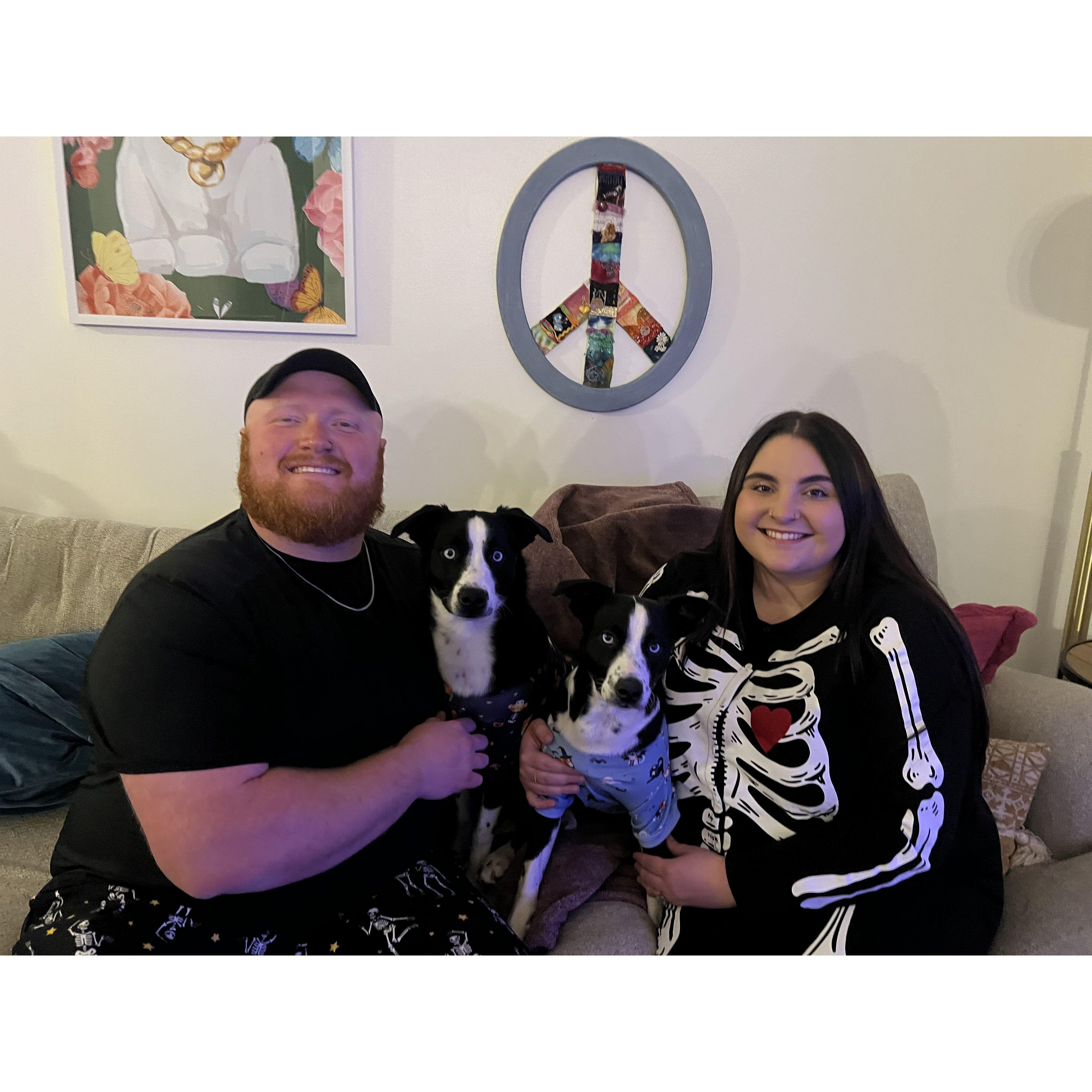 10/26/2024 - Celebrating our birthdays and the pups first Halloween!